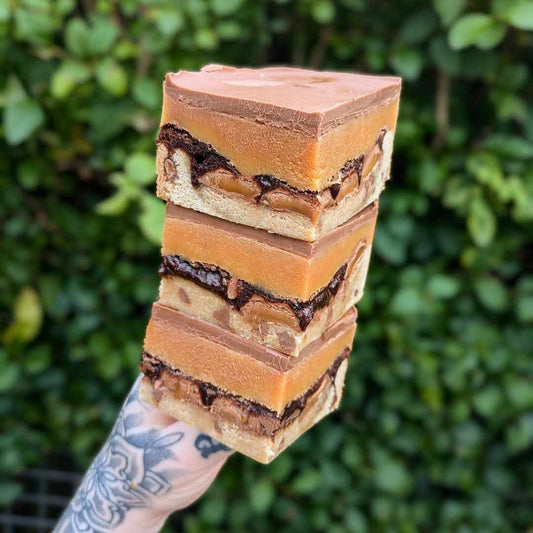 DAIRY MILK CARAMEL BILLIONAIRE BROOKIE